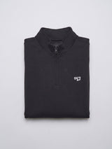 Men Sweatshirt Black Regular Fit