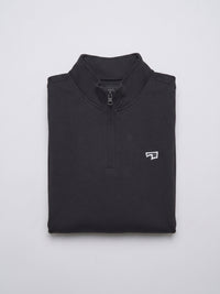 Men Sweatshirt Black Regular Fit