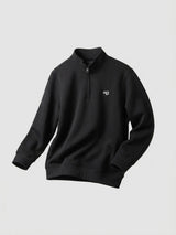 Men Sweatshirt Black Regular Fit
