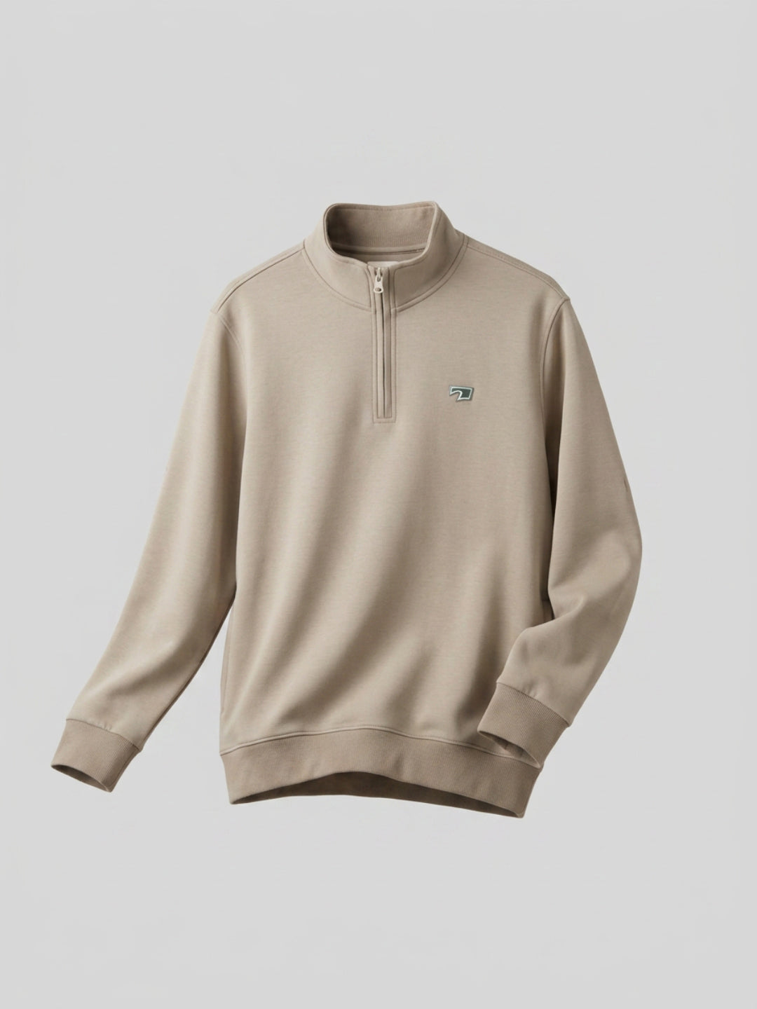 Men Sweatshirt Green Regular Fit