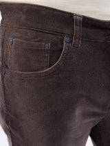 Men Trouser  Grey Mid Rise