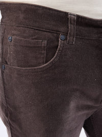 Men Trouser  Grey Mid Rise