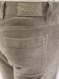 Men Trouser  Green Mid Rise