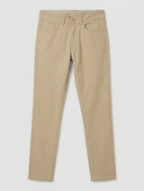 Men Trouser Regular Fit Brown Mid Rise
