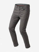 Men Trouser Regular Fit Grey Mid Rise