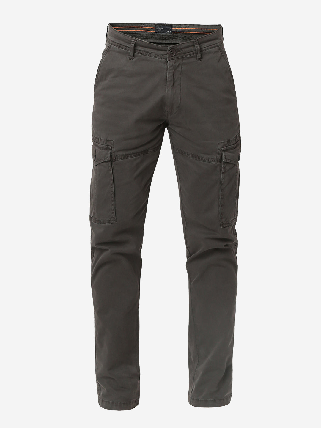 Spykar Charcoal Grey Front Pocket Trouser For Men