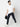 Men Trouser Cargo Fit Navy Blue Mid Rise