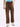 Men Trouser Chico Fit Brown Mid Rise