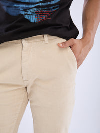 Men Trouser Regular Fit Mid Rise