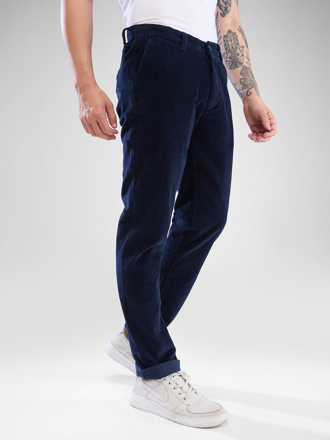 Men Trouser Navy Blue