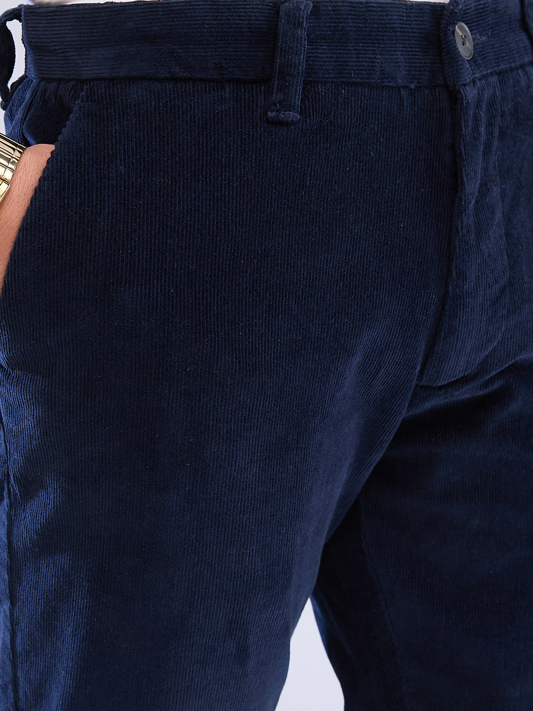 Men Trouser Navy Blue