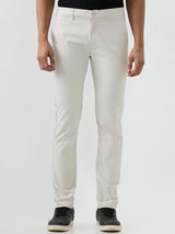 Men Trouser Beige Mid Rise