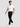 Men Trouser Regular Fit Jet Black Mid Rise