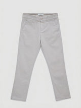 Men Trouser Regular Fit Beige Mid Rise