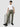 Men Trouser Regular Fit Grey Mid Rise