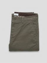 Men Trouser Regular Fit Grey Mid Rise