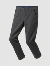 Men Trouser Regular Fit Grey Mid Rise