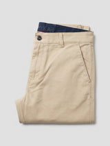 Men Trouser Regular Fit Beige Mid Rise