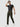 Men Trouser Regular Fit Green Mid Rise