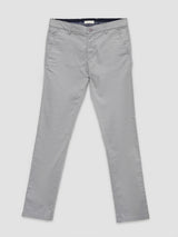 Men Trouser Regular Fit Grey Mid Rise