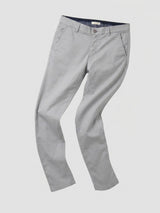 Men Trouser Regular Fit Grey Mid Rise