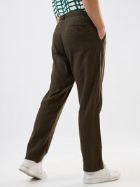 Men Cargo Jogger Fit Green Mid Rise