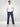 Men Trouser Relaxed Fit Navy Blue Mid Rise