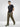 Men Trouser Relaxed Fit Olive Mid Rise