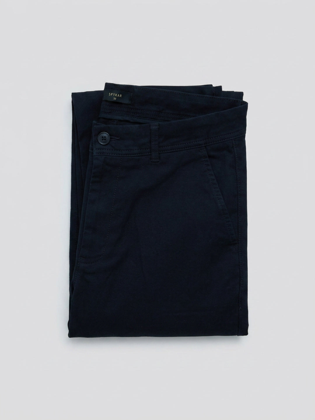 Men Trouser Relaxed Fit Jet Black Mid Rise