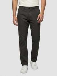 Men Trouser Relaxed Fit Green Mid Rise