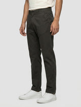 Men Trouser Relaxed Fit Green Mid Rise
