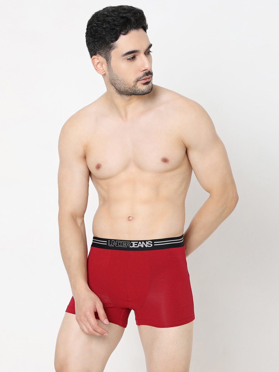 Underjeans by Spykar Men Premium Maroon Trunk