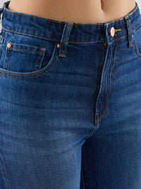 Women Bella-Wide Jeans Wide Leg Dark Blue High Rise