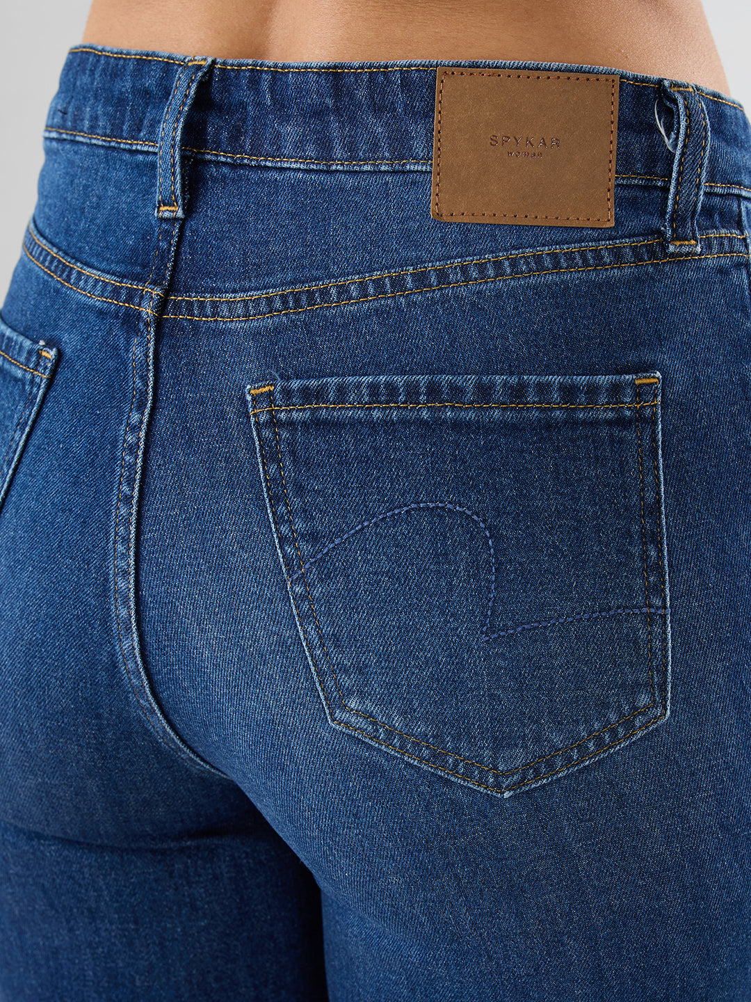 Women Bella-Wide Jeans Wide Leg Dark Blue High Rise