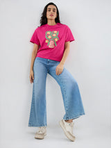 Women Bella-Wide Jeans Wide Leg Light Blue High Rise