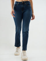 Women Emma Jeans Slim Fit Vintage Blue Mid Rise