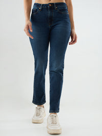 Women Emma Jeans Slim Fit Vintage Blue Mid Rise