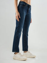 Women Emma Jeans Slim Fit Vintage Blue Mid Rise