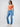 Women Emma Jeans Slim Fit Light Blue Mid Rise
