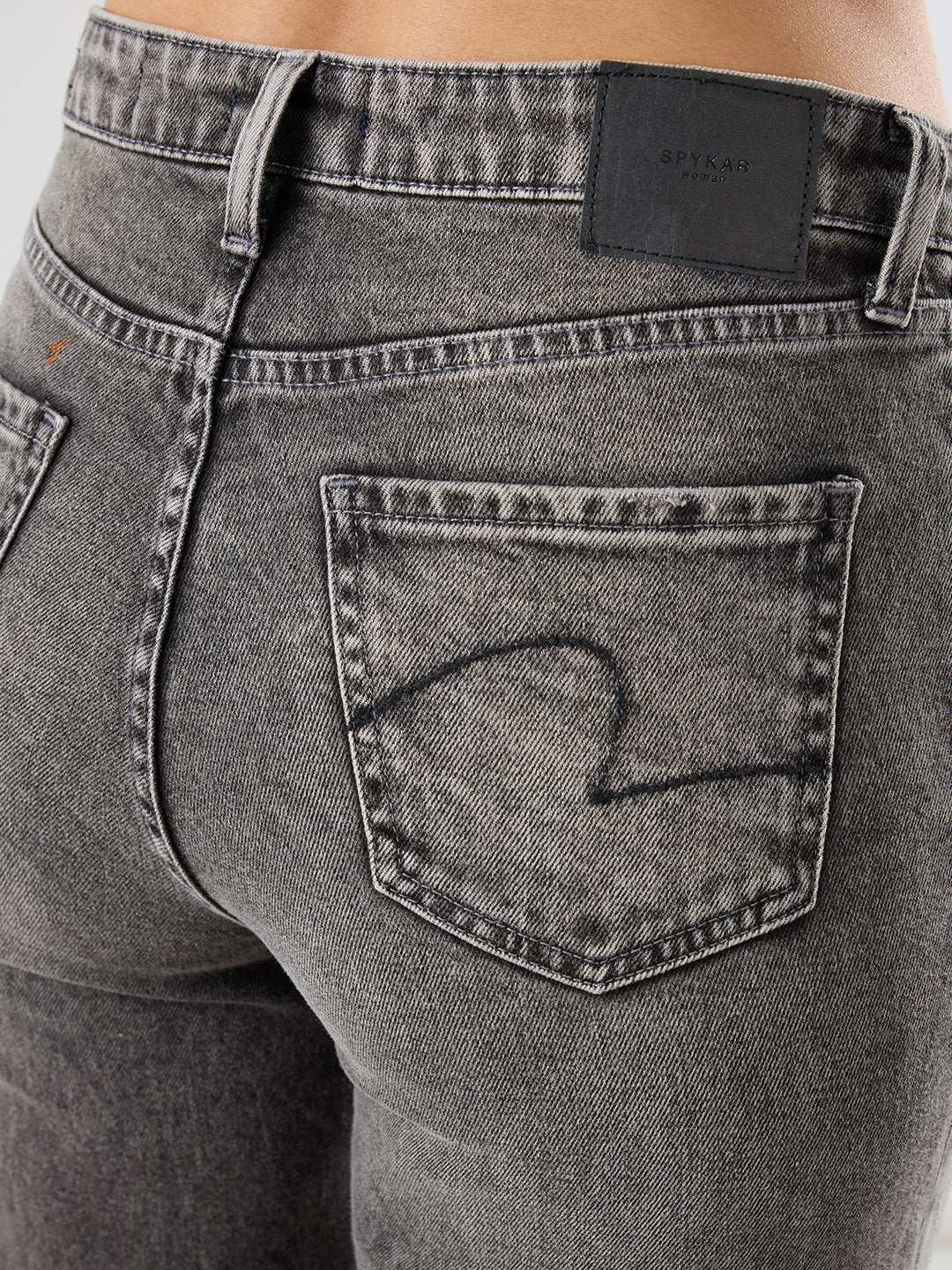 Women Bella-Wide Jeans Wide Leg Grey High Rise