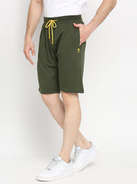 Underjeans Shorts Olive Cotton Blend