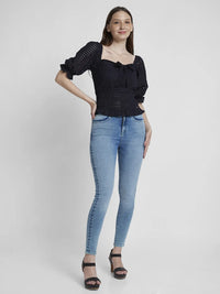 Women Alexa Jeans Super Skinny Fit Light Blue High Rise