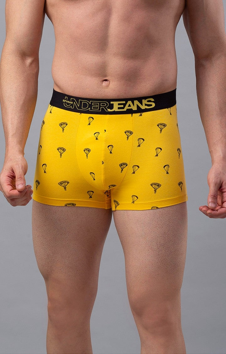 Underjeans by Spykar Men Premium Yellow Trunk