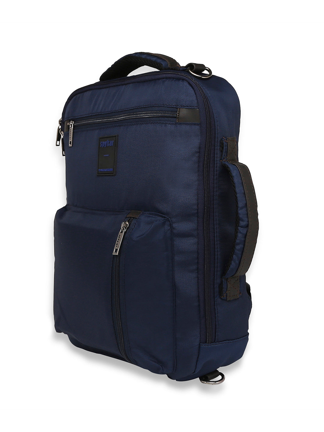 Spykar Navy Blue Polyester Backpacks