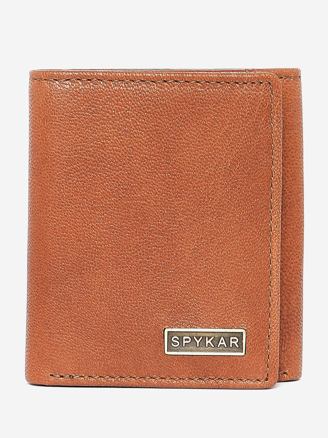 Spykar Men Brown Leather Wallet