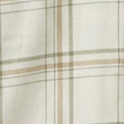 Men Shirt Check Off-White Regular Fit