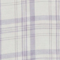 Men Shirt Check Lilac Regular Fit