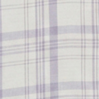 Men Shirt Check Lilac Regular Fit