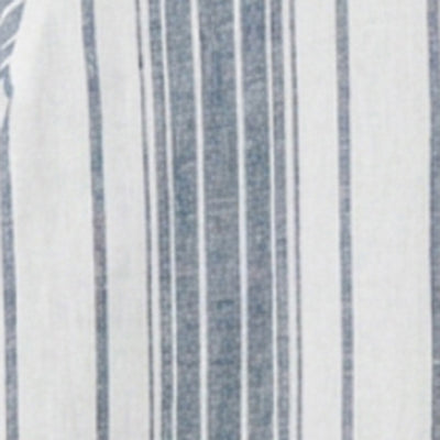 Men Shirt Stripe Navy Blue Regular Fit