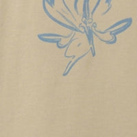 Men T-Shirt PRINT Beige Regular Fit